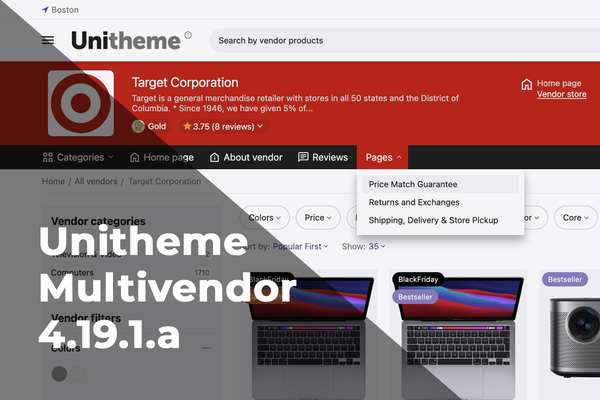 New Unitheme2 Multivendor 4.19.1.a