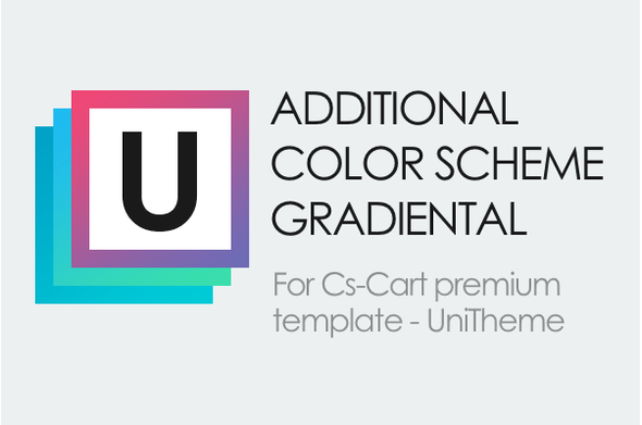 Additional color scheme Gradiental for UniTheme template