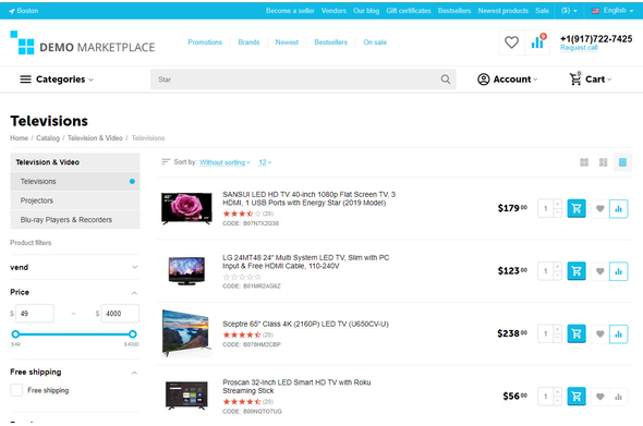 Indication of products that have already been added to comparison list