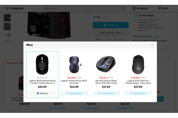 CS-Cart add-on - Extended "Buy together"