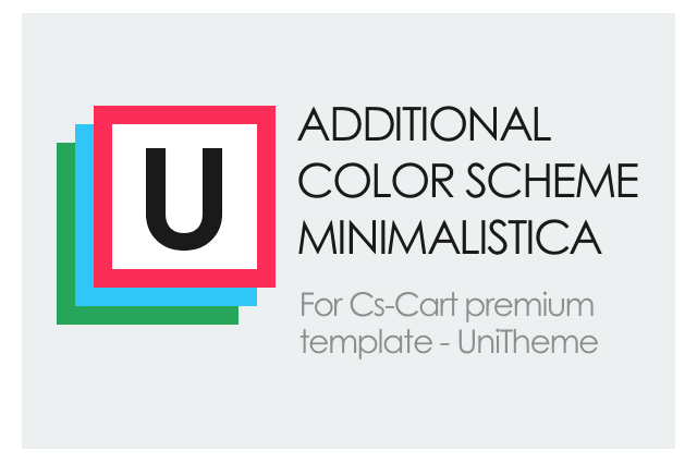 Additional color scheme Minimalistica for UniTheme template